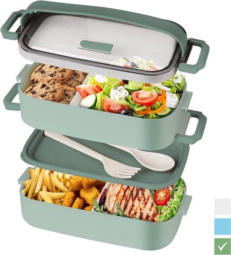 Gartenkochbox aus Kunststoff, 1600 ml, grün