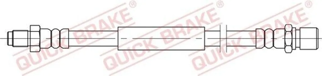 Quick Brake 32.316 Tubo Flessibile Freno Opel Commodore B 1972-1978