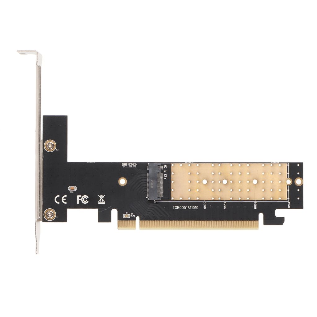 Adapter M.2 NVMe na PCIe 3.0 X16, karta rozszerzeń NVME SSD Zdjęcie produktu 
