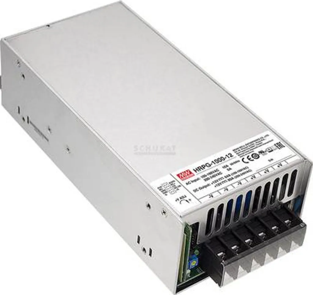 Convertisseur de Tension 12V 1000W MEAN WELL HRPG-1000-12 pour Industrie