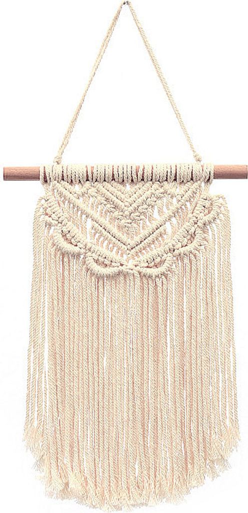 Makramee-Wandbehang, Kleiner Gewebter Wandteppich, Wanddekoration – Schön Für Boho-Heimdekoration, Wohnung, Party-Dekorationen?Muster 5, 20x33cm?