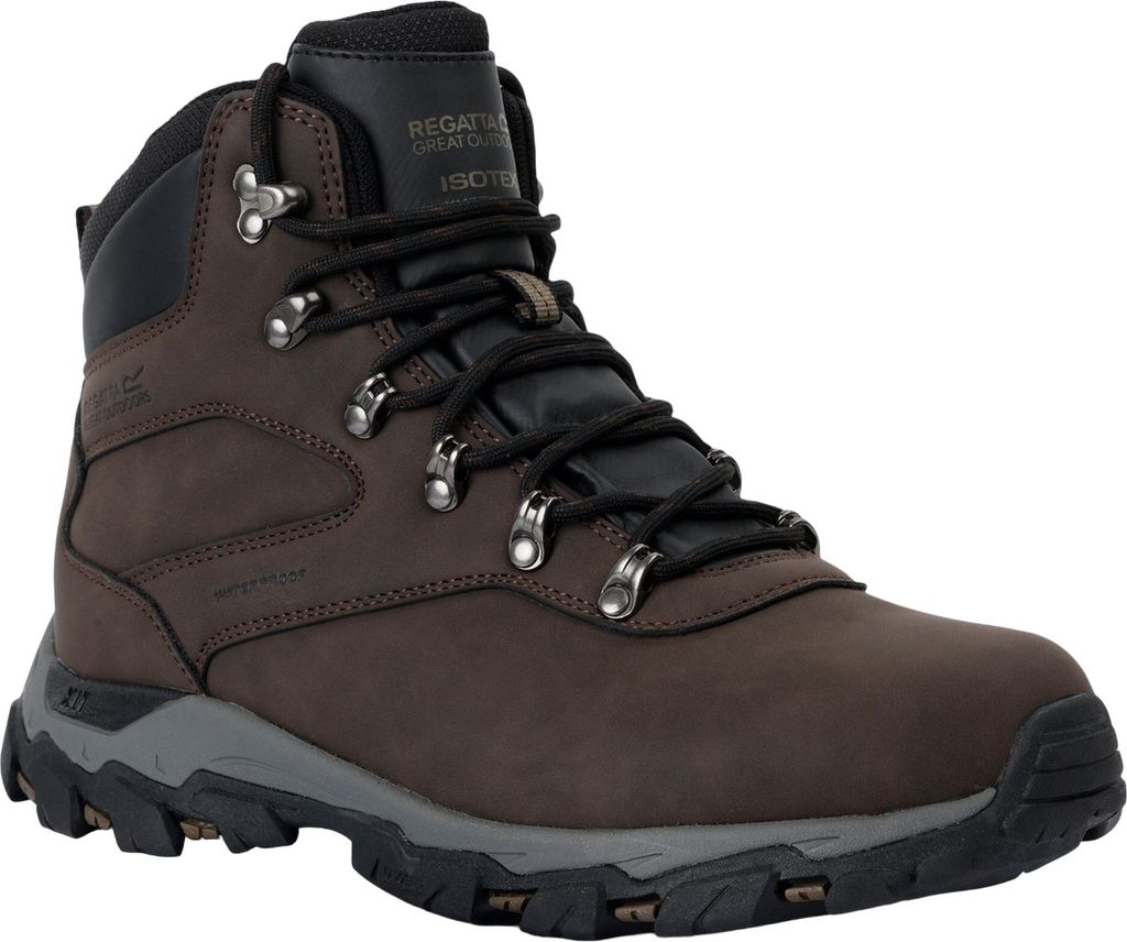 Regatta - Herren Wanderstiefel "Holcombe Classic" RG11174 (40 EU) (Schwarzbraun)