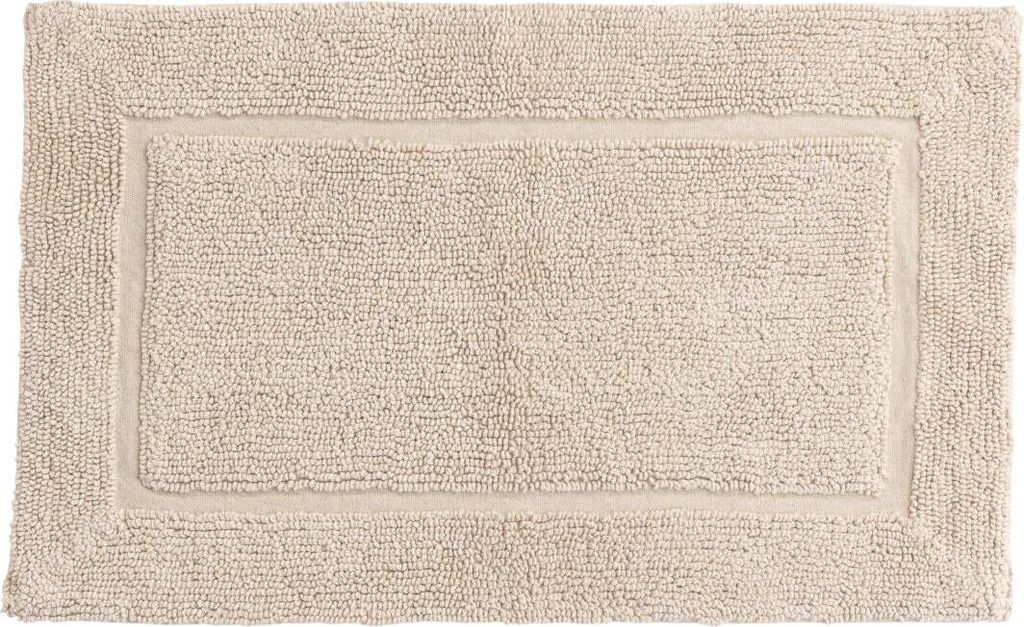 FURNLUX Badteppich William Beige 50cm / Hauptfarbe: Beige / Abmessungen: 50 x 80 x 1 cm