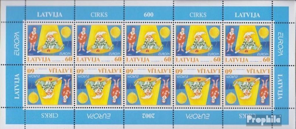 Briefmarken Lettland 2002 Mi 568Klb Kleinbogen (kompl.Ausg.) postfrisch Europa