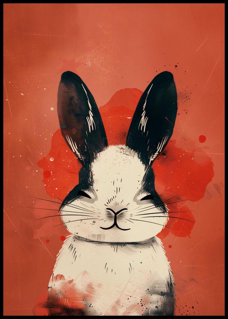Poster 67,5x95cm Lächeln!