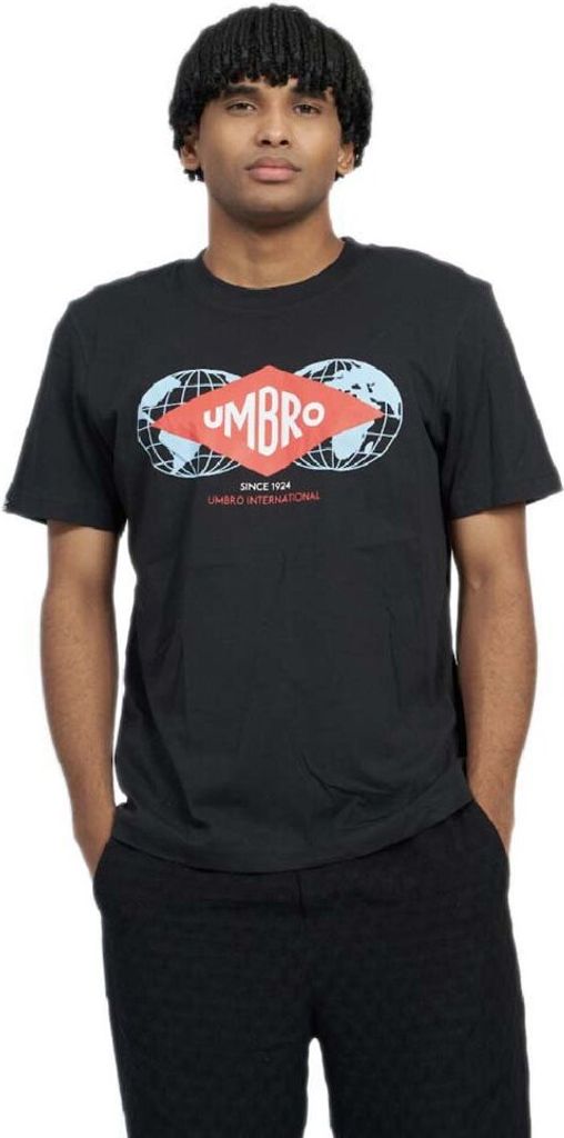 Umbro International Kurzarm-t-shirt Schwarz XL Mann Schwarz XL