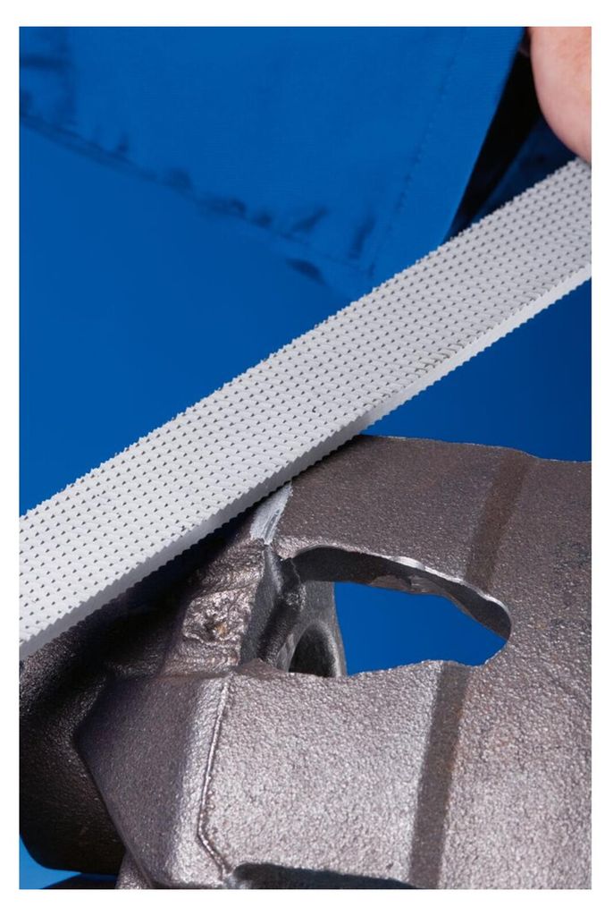 PFERD TOOLS Angelfeile gefräst Flachstumpf 300mm Zahnung 3, feine Zerpanung weicher Metalle 5 Stk