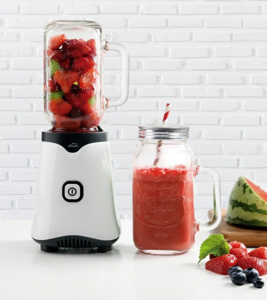Mini blender Mix & Go 500 ml en inox - Smoothie maker compact et chic