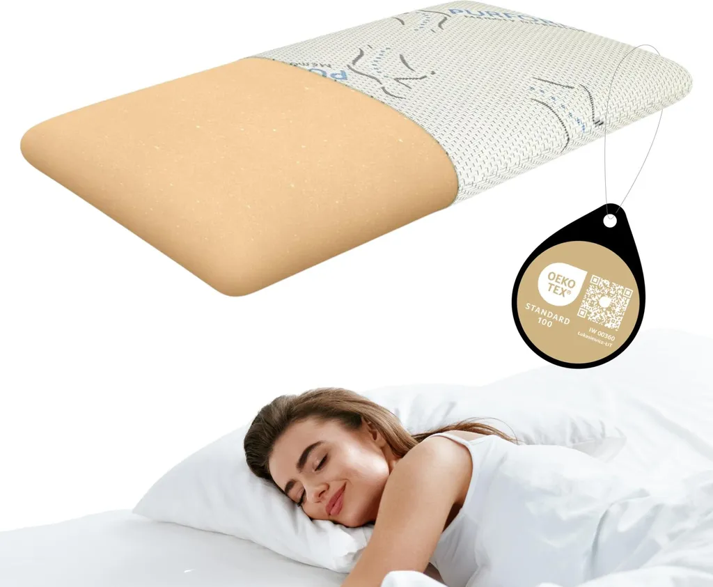 Oreiller pour Dormeurs sur le Côté Ergonomique et Orthopédique REM-Sen