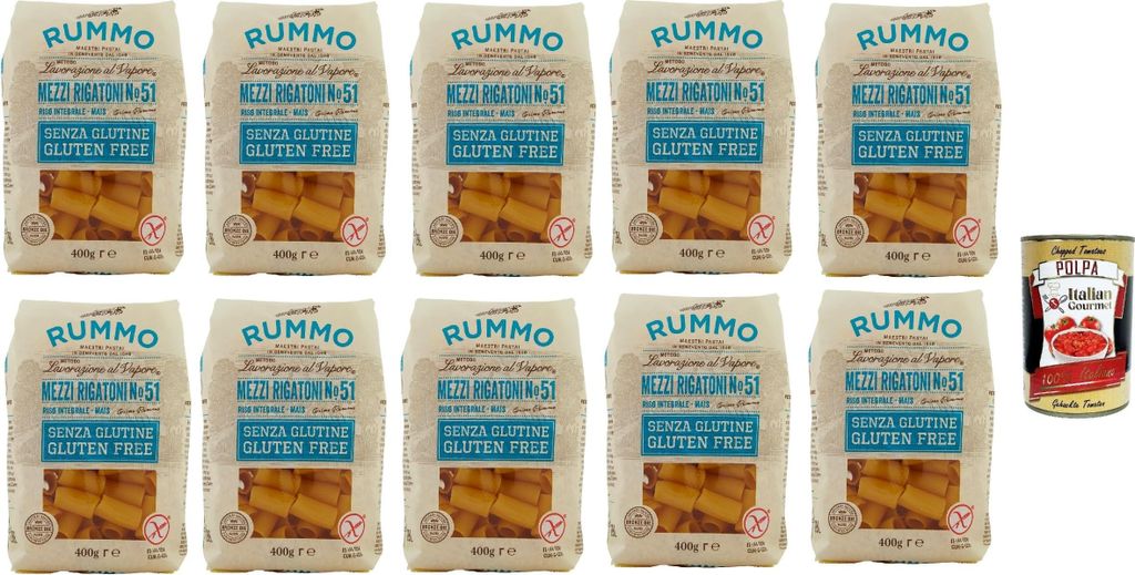 Rummo Pasta Mezzi Rigatoni N° 51 senza Glutine, gluten Produktbild 