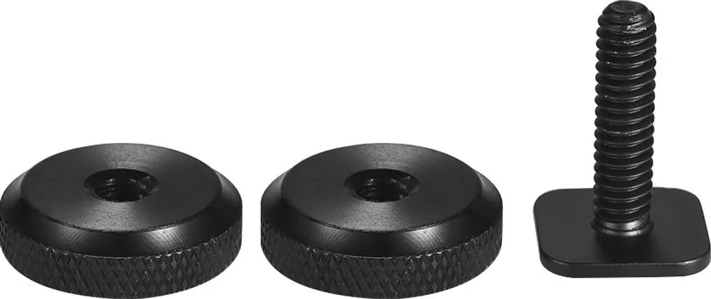 Coppia Adattatori Slitta Flash 1/4 Pollice - Supporto in Metallo per DSLR