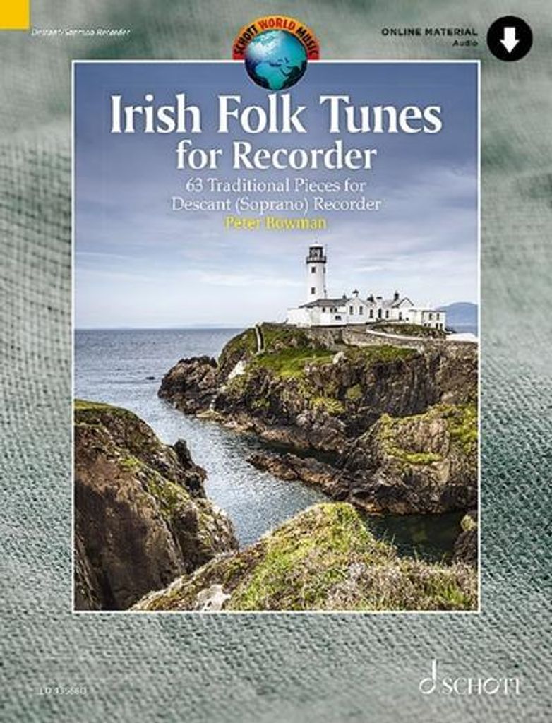 Irish Folk Tunes (+Online Material, Audio)for soprano recorder