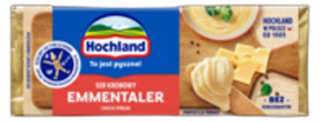 Hochland Emmentaler. Ser kremowy topiony w bloczku z Zdjęcie produktu 