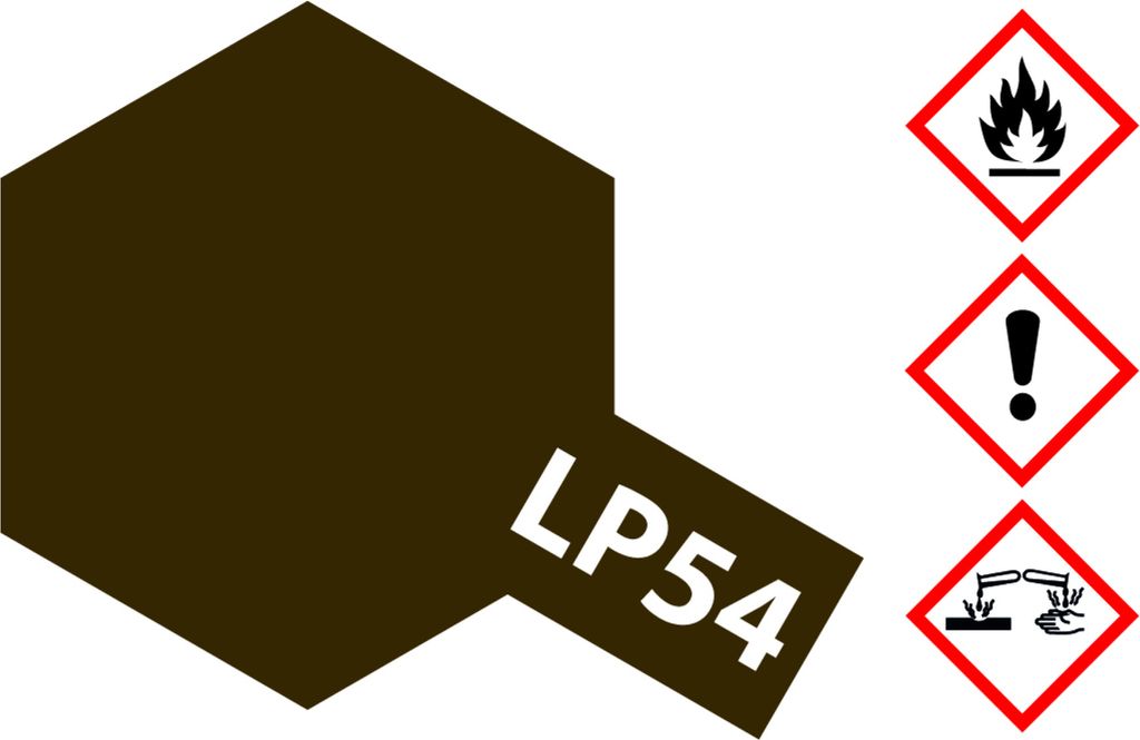 LP-54 Eisen Dunkel matt 10ml Kunstharzfarben