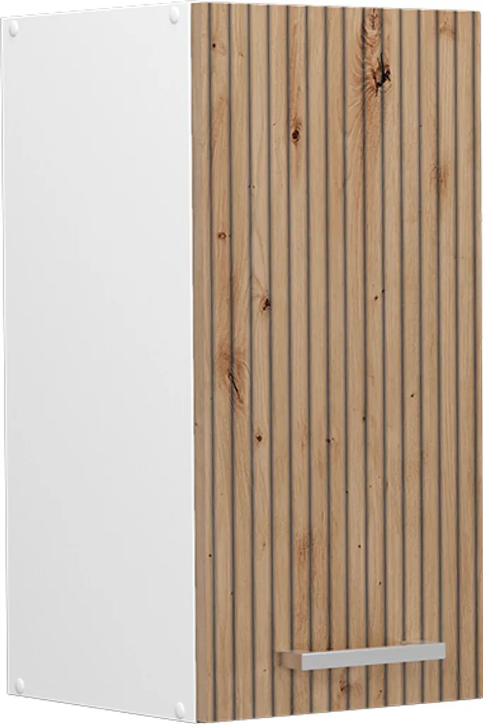 Vicco Pensile Cucina R-Line 30cm Rovere Artigianale Bianco | Mobili Componibili