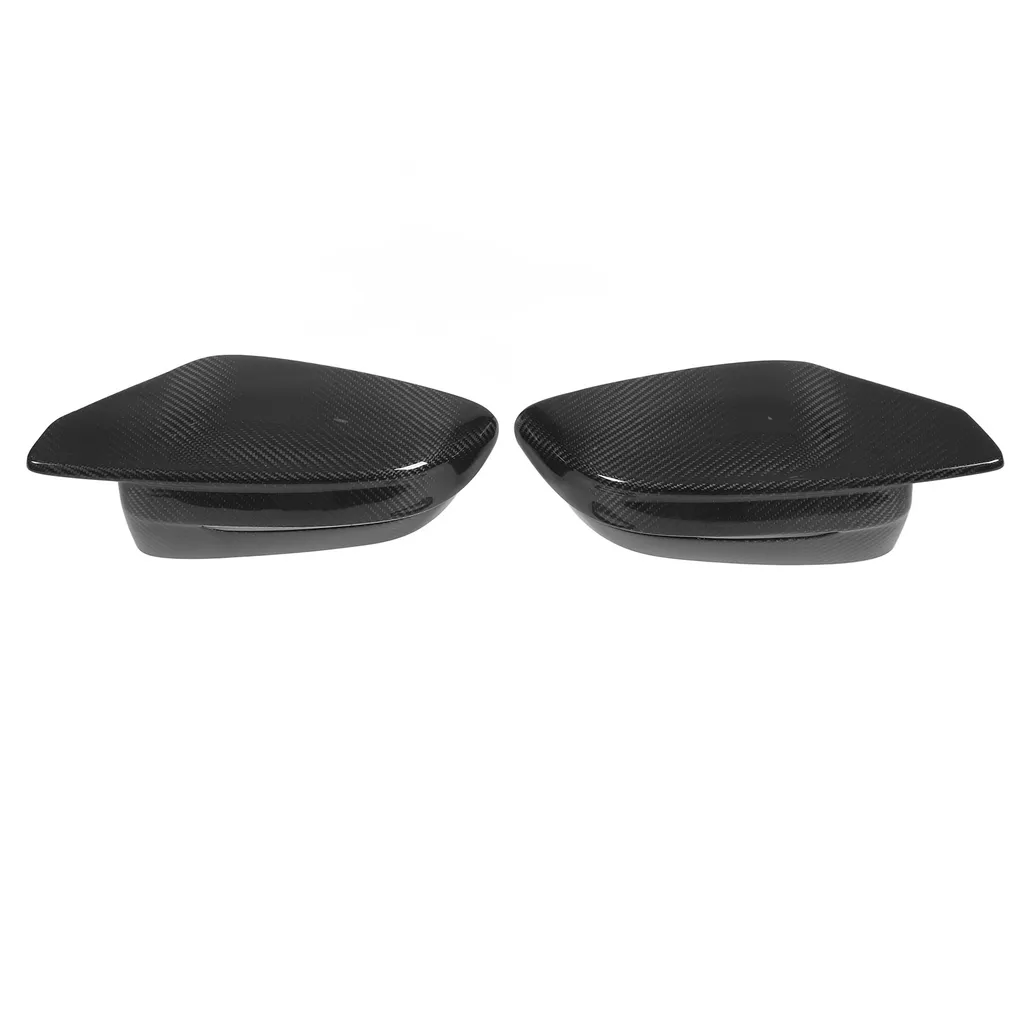 Coques de rétroviseurs en fibre de carbone véritable pour voiture sport
