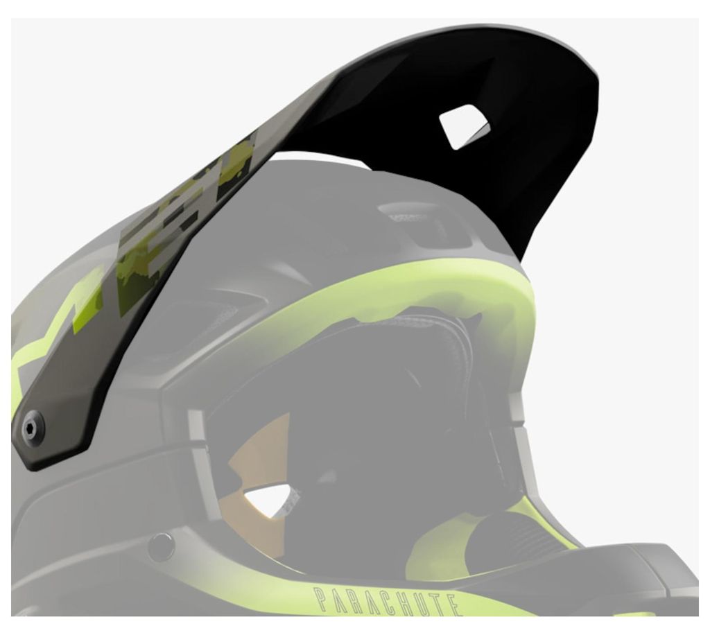 Parachute MCR Visier S/M, camo lime green, matt