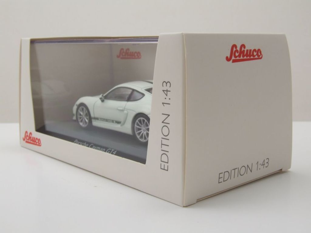 Schuco 450758800 Porsche Cayman GT4 981 weiß 1:43 Produktbild 9