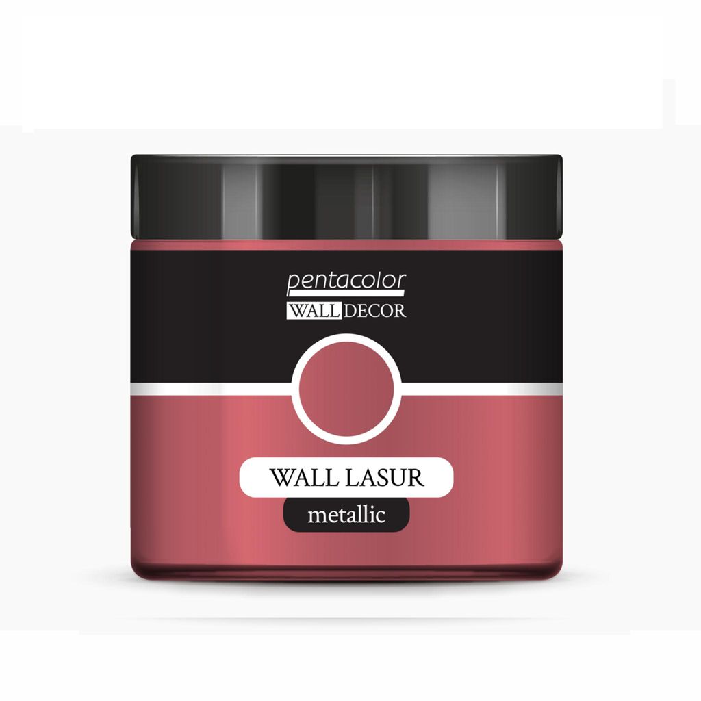 PENTART Wandlasur, Metallic, 500 ml, Perlrosa