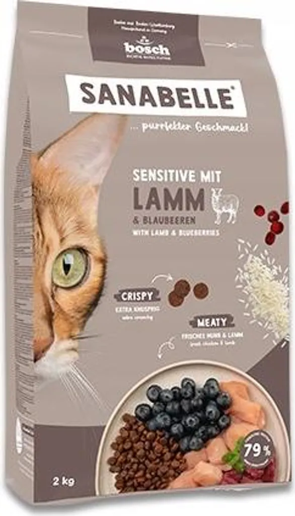 Sanabelle Sensitive Lamm 8kg : Solution pour Chat Adulte au Ventre Sensible - 2