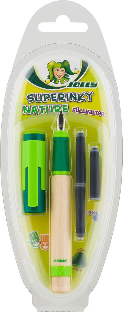 JOLLY Superinky Nature Touch Patronenfüller grün/ahorn M (mittel)