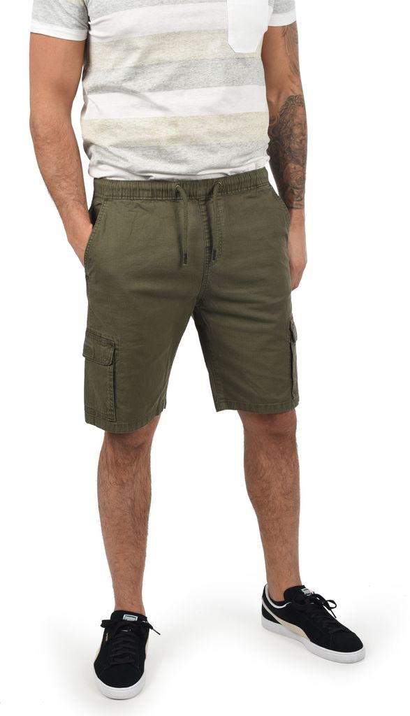 INDICODE IDFrances Herren Cargo Shorts Bermuda Kurze Hose mit Stretchanteil Cargotaschen Baumwollmischung Regular fit