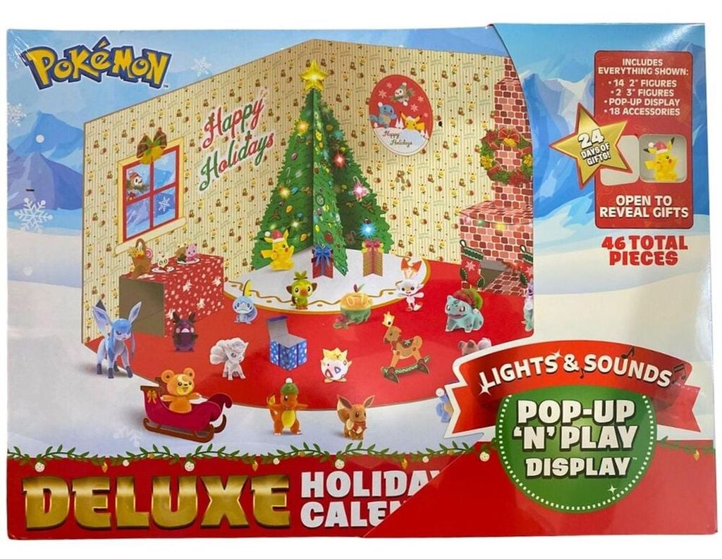 Adventní kalendář Pokémon s osvětlením a zvukovými efekty Obrázek produktu 