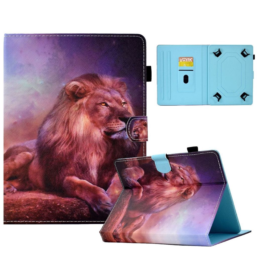 Für Samsung Galaxy Tab S6 Lite 2024 Universelle Motiv 12 Tablet Tasche Kunst Leder Etuis Hülle Neu