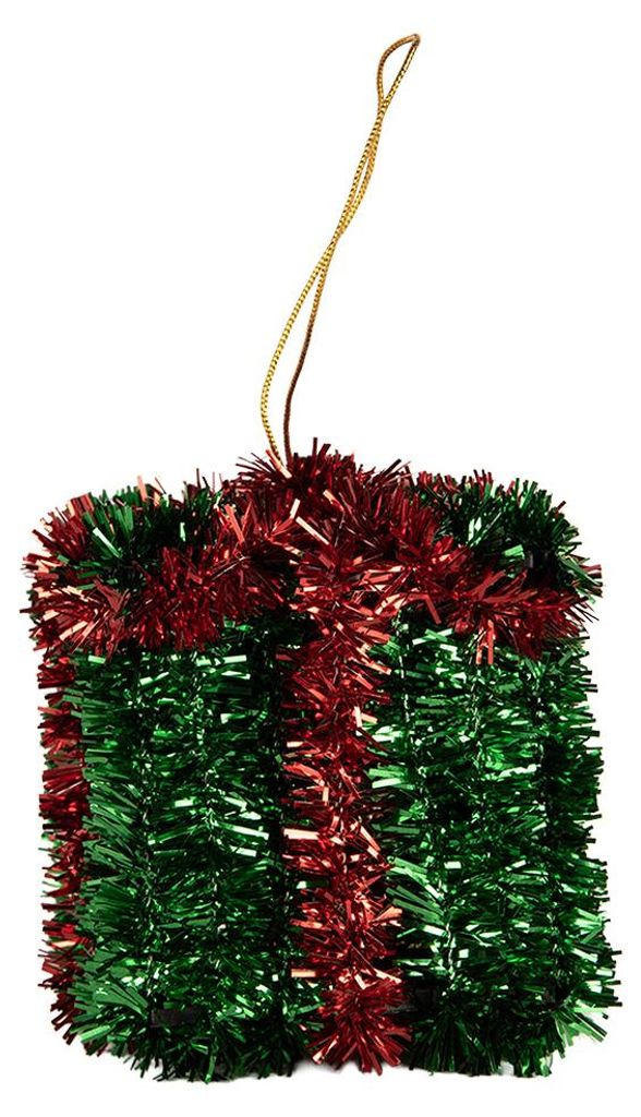 Clayre & Eef Weihnachtsanhänger Geschenk Kunststoff