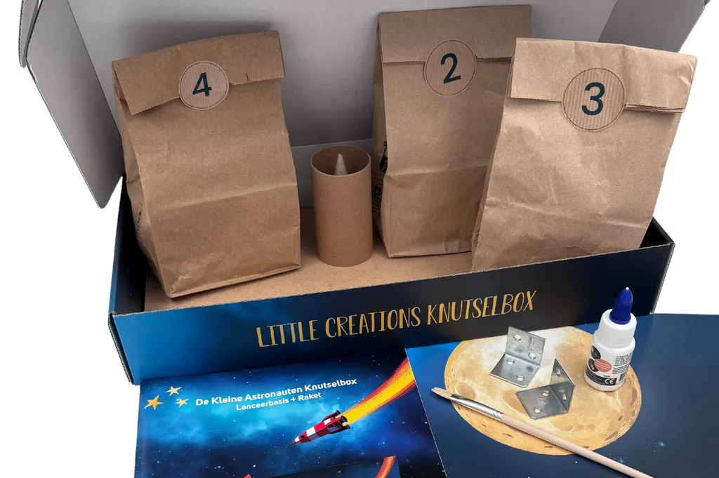 Kit créatif spatial Les petits astronautes avec guide d'André Kuipers