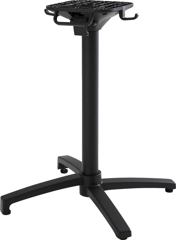Tischgestell aus Aluminium mit Kippsystem und Taschenhaken 72 cm - Oviala Loki