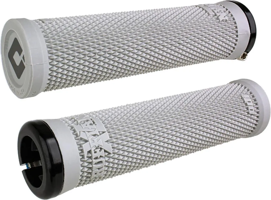 Poignées VTT Ruffian XL V2.1 Lock-On Griffe Gris pour Enduro et Dirt