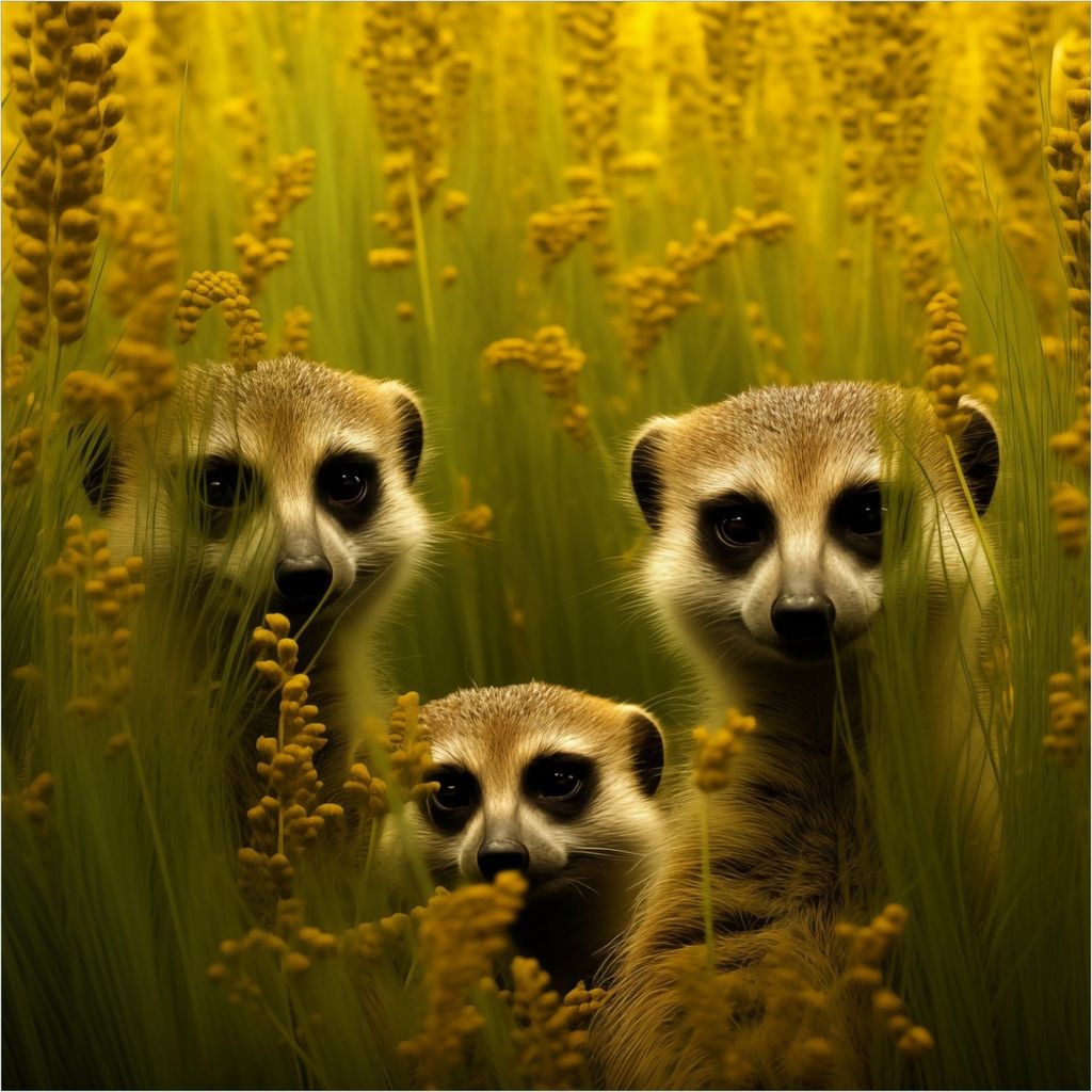 Wallario selbstklebende Möbelfolie/ Tischdecke für Innen und Außen, Größe: 70 x 70 cm - Versteckspiel im Feld