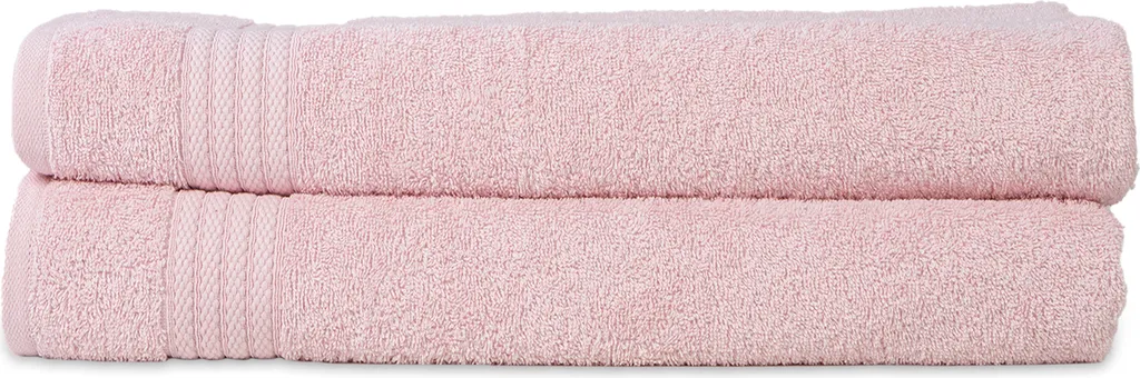 Set Teli Sauna Brielle 80x200 cm Rosa | Spugna Cotone 420 g/m²