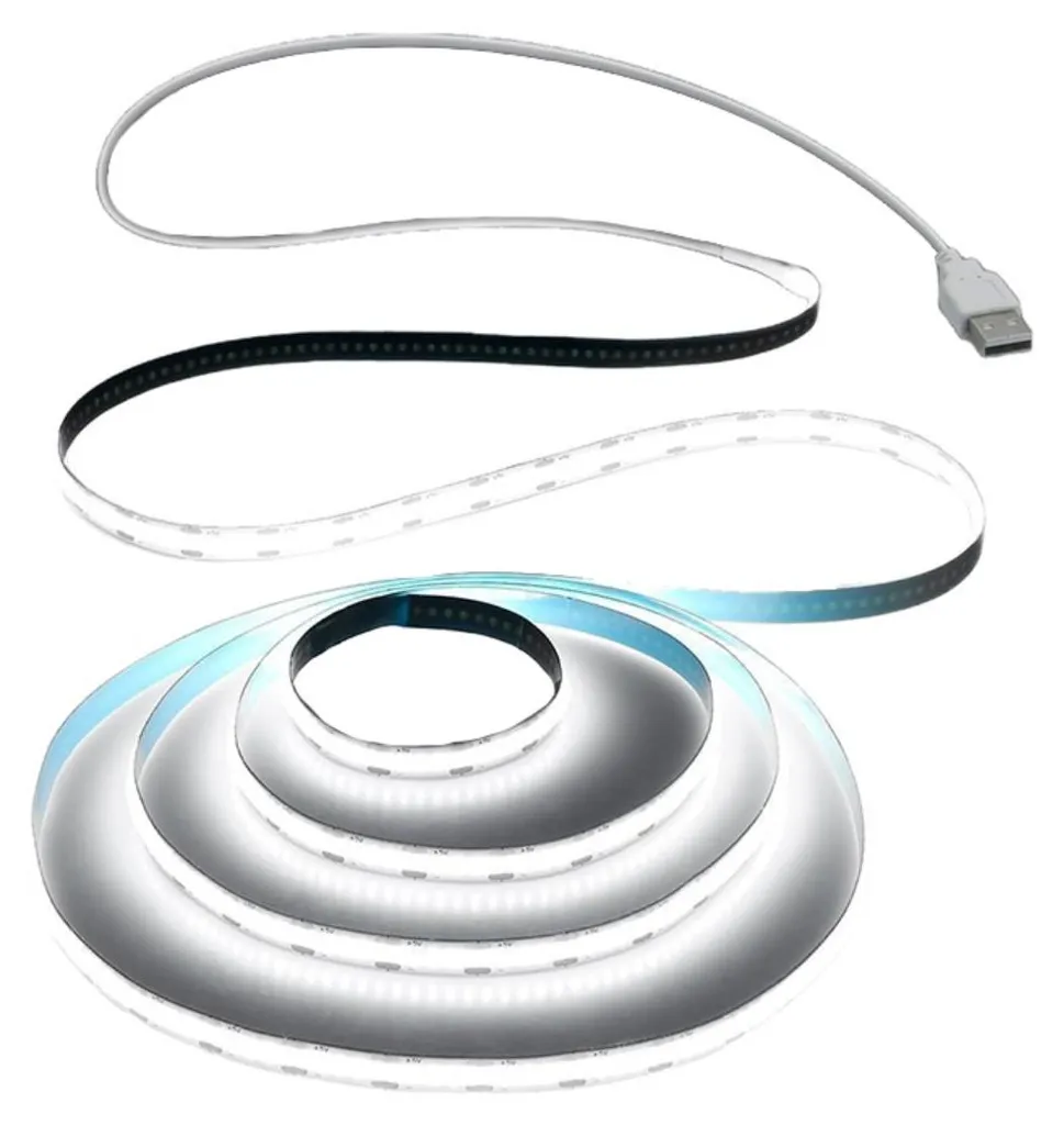 INF Bande LED COB 4000K Blanc Neutre 120cm Ruban Lumineux Autocollant