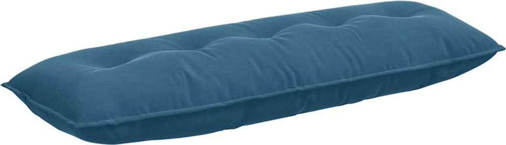 vidaXL Rückenkissen Blau 140 x 50 cm Cordstoff