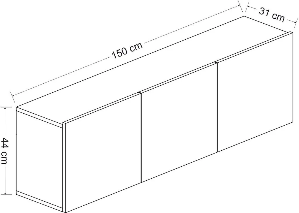Banc TV Design Skye Decor Anthracite 150 cm - Support Écran Plat Robuste - 9