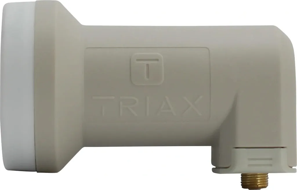 LNB TRIAX 1 Sortie Universel - Tête Satellite Faible Bruit et Montage Facile