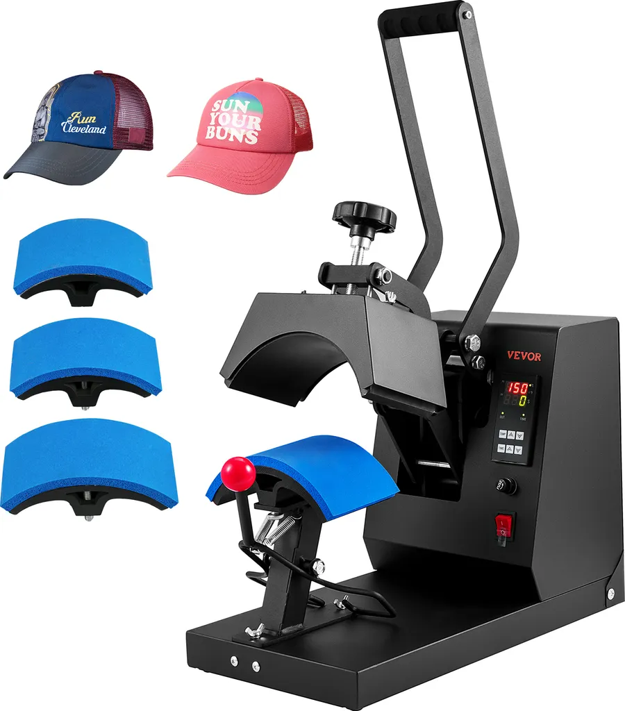 Crea Cappellini Unici con la Termopressa VEVOR 4-in-1 - Sublimazione