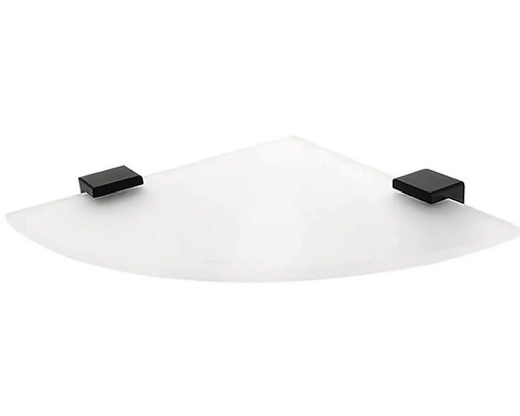 Étagère de salle de bain Nimco KIBO BLACK - Serviteur de douche noir
