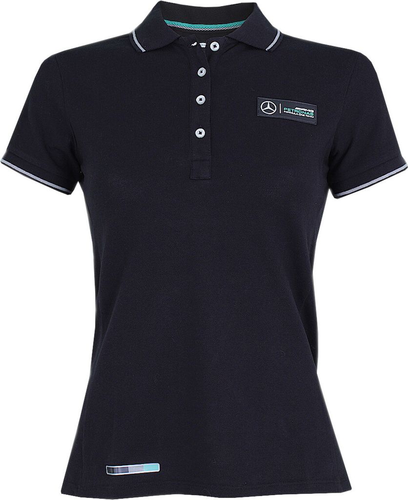 Mercedes Damen Poloshirt AMG Petronas Classic Polo Shirt Produktbild 