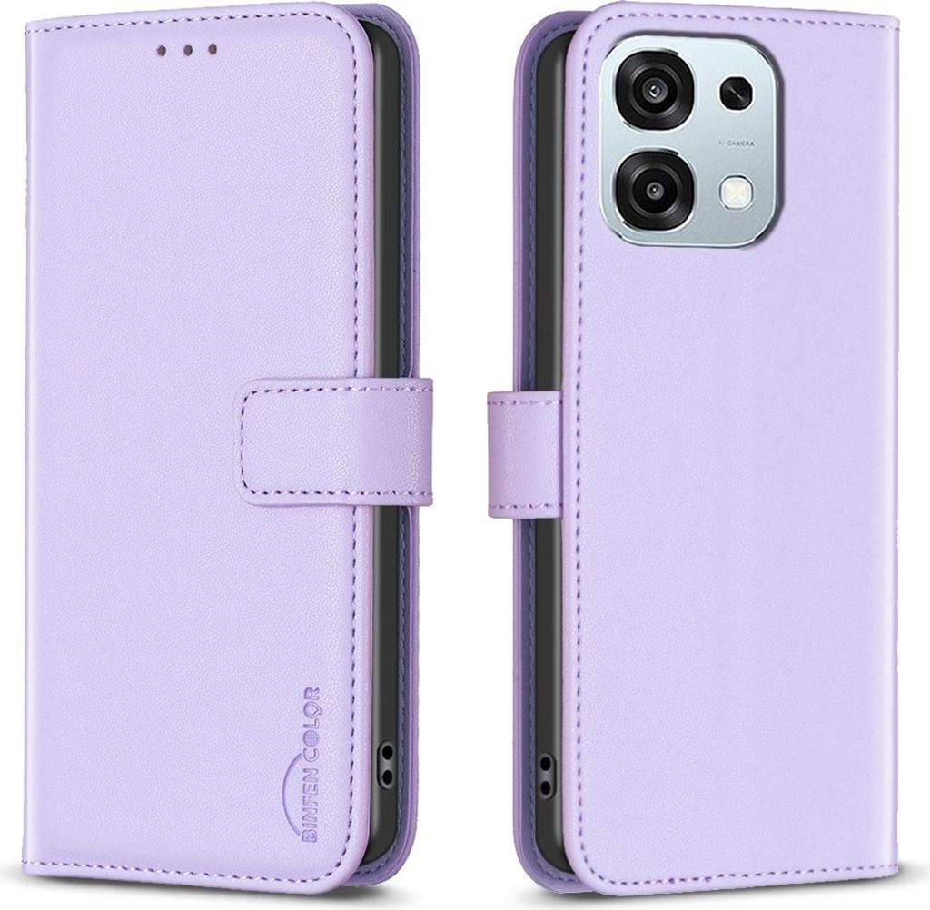 OPPO A6 Pro 5G Hülle - BINFEN Klapphülle - Lavendel
