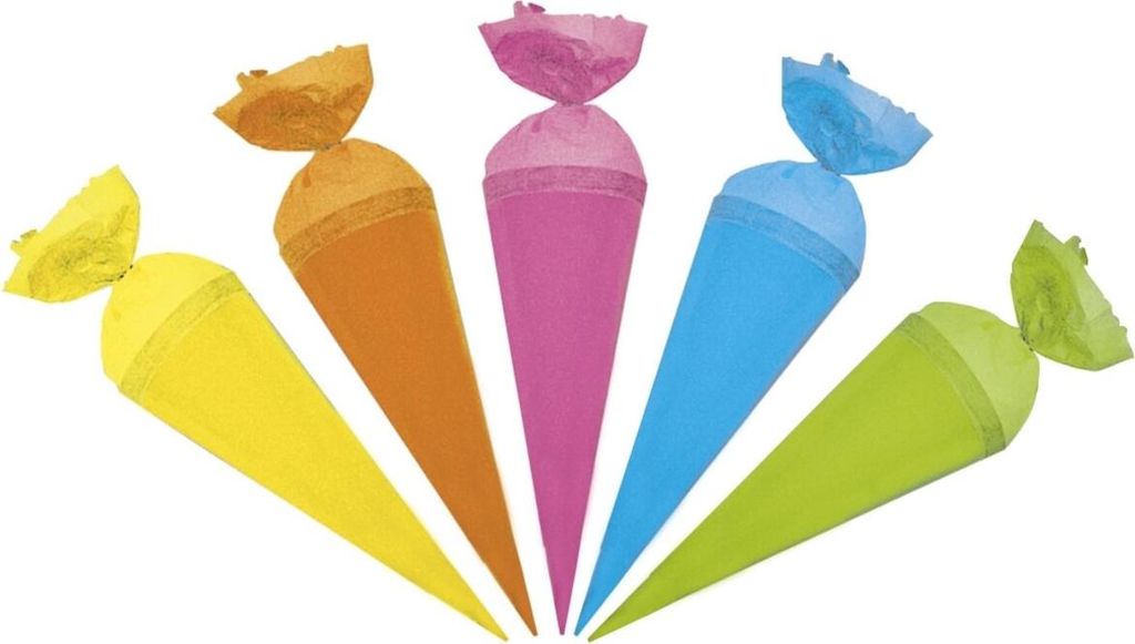 Set di 5 sacchetti colorati da 15 cm Immagine del prodotto 