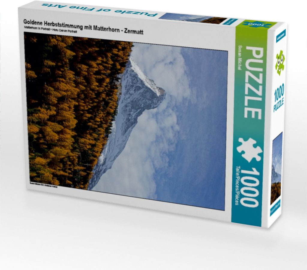Calvendo Goldene Herbststimmung mit Matterhorn - Zermatt Produktbild 