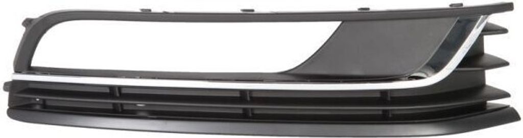 BLIC Lüftungsgitter Grill Stoßfänger für VW Passat Variant (365) mit Loch/Löchern für Nebellampen Chrom/Schwarz