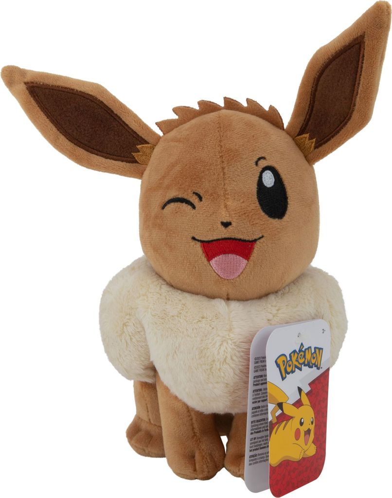 Pokémon plyšová figúrka Evoli Winking 20 cm Obrázok produktu 