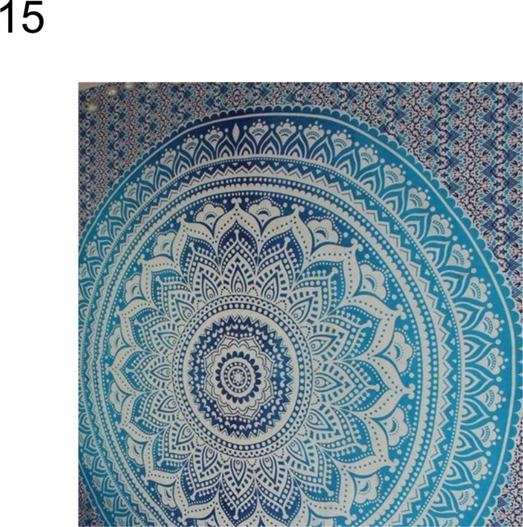 Mandala Blumendruck Wand Hanging Wandteppichmatte Home WohnzimmerNachbildungation-15 ,Größen:200*150cm