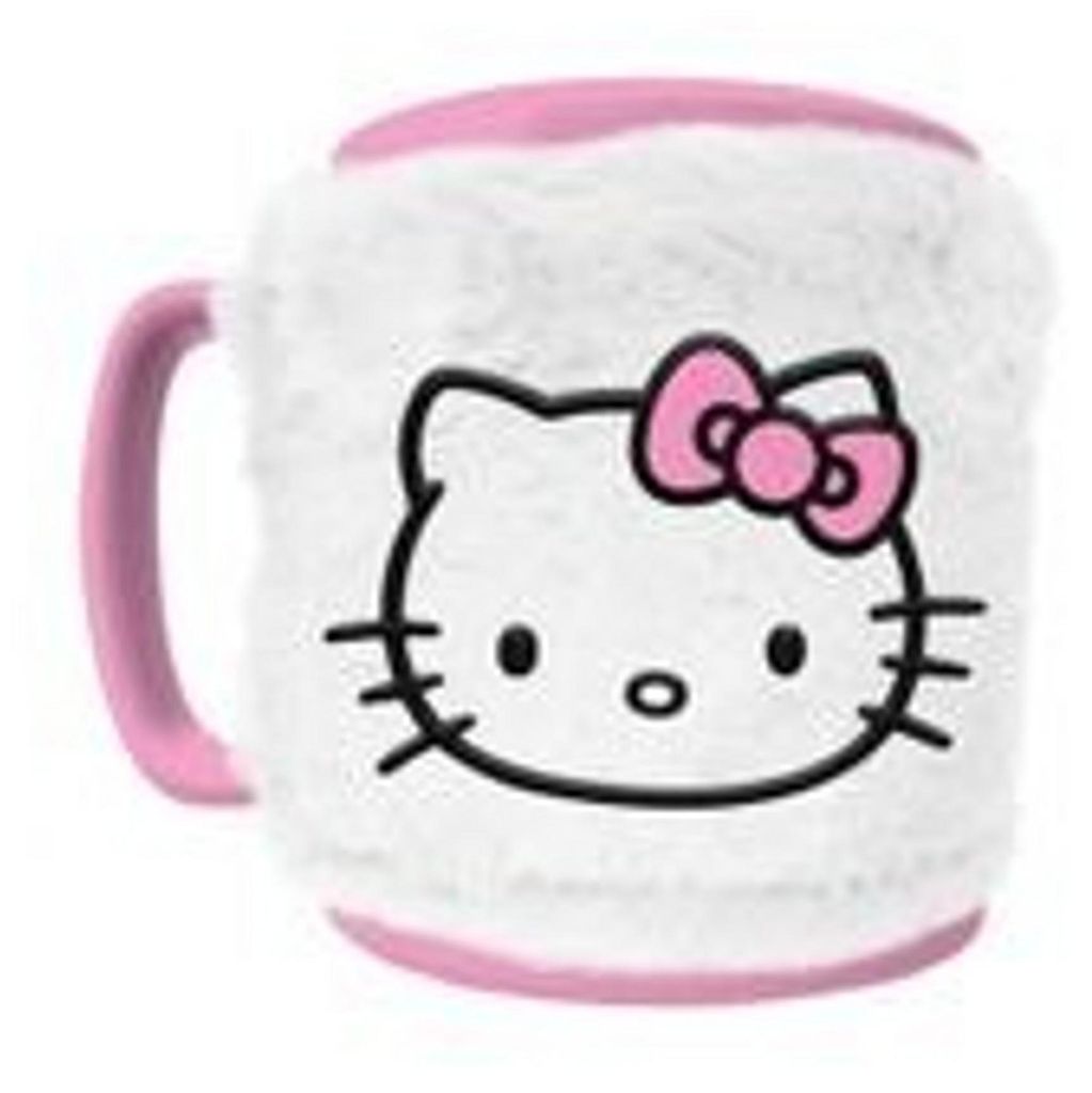 Hello Kitty (Pink Bow Face Icon) Fuzzy Mug Produktbild 