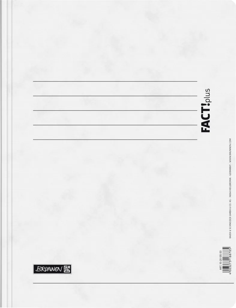 Analisi Brunnen 102010500 Spiralhefter FACT! ws - Set 25x A4