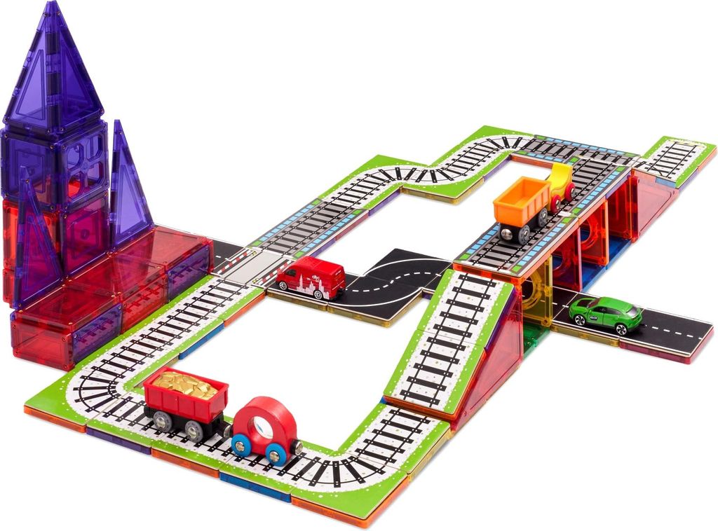 Learn & Grow Magnetic Kit - Bahngleise (36 pcs)